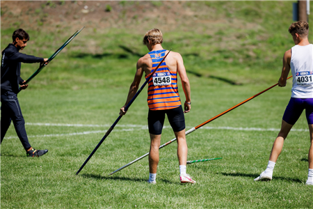 Mitchell Pyatt - 2024 State Track and Field - warm ups